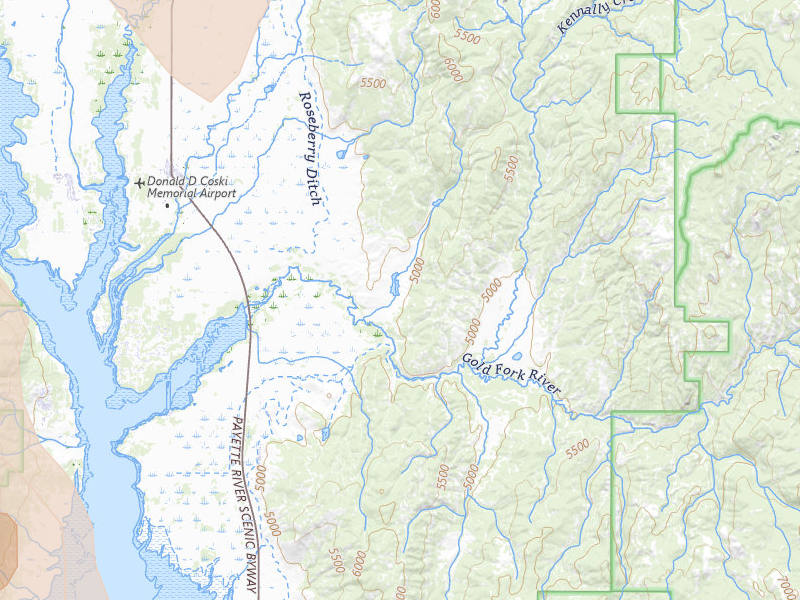 Radar-estimated hail-size map of the storm over Donnelly, ID on May 27, 2026