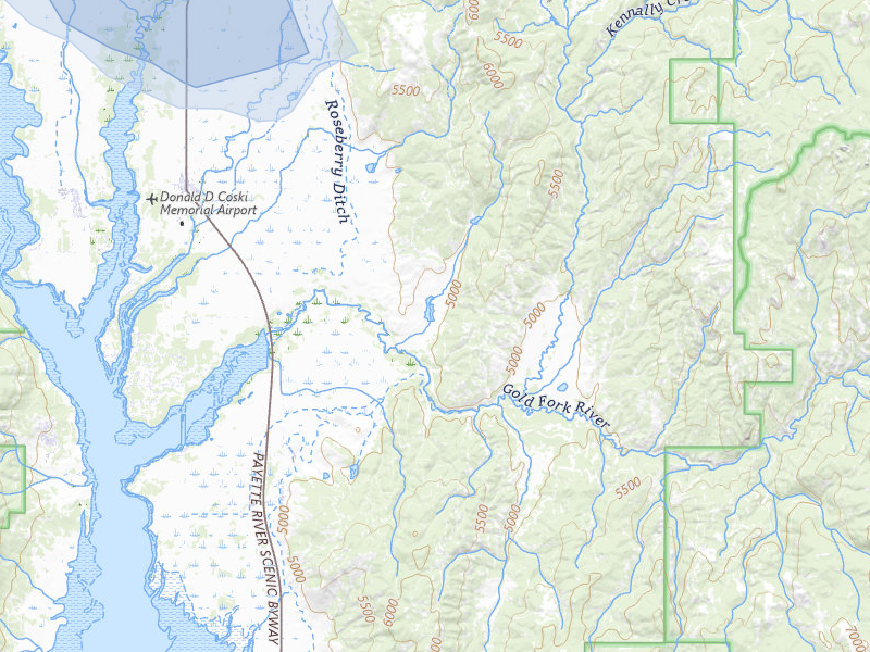 NEXRAD radar-signature map of the hail storm over Donnelly, ID on May 28, 2026