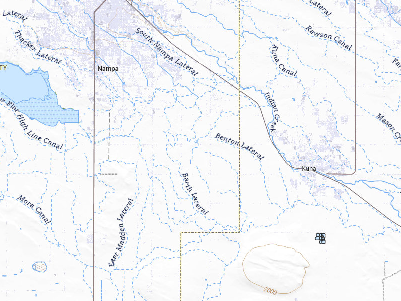 NEXRAD radar-signature map of the hail storm over Kuna, ID on Jun 26, 2026