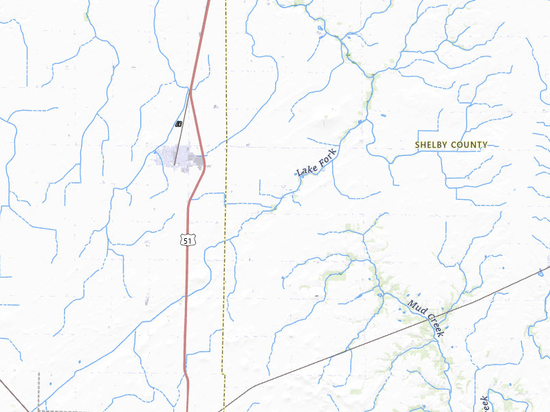 Radar-estimated hail-size map of the storm over Assumption, IL on May 4, 2026