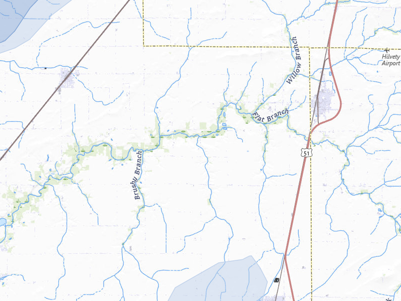 NEXRAD radar-signature map of the hail storm over Assumption, IL on Jul 4, 2026