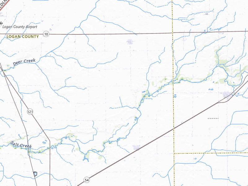 Radar-estimated hail-size map of the storm over Beason, IL on Jun 10, 2026