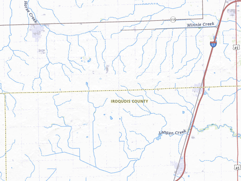 NEXRAD radar-signature map of the hail storm over Chebanse, IL on Jul 27, 2026