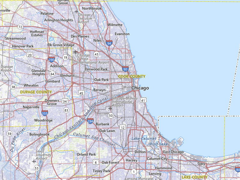 NEXRAD radar-signature map of the hail storm over Chicago, IL on Jul 27, 2026