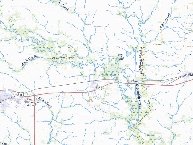 NEXRAD radar-signature map of the hail storm over Clay City, IL on Jul 26, 2026