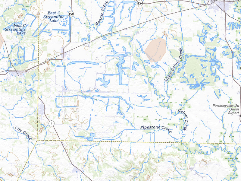 Radar-estimated hail-size map of the storm over Cutler, IL on Jun 1, 2026