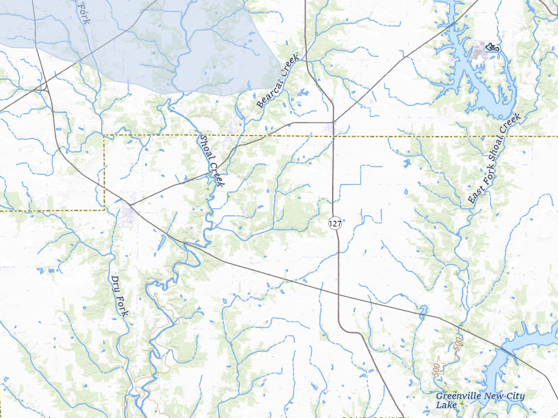 NEXRAD radar-signature map of the hail storm over Donnellson, IL on Jul 10, 2026