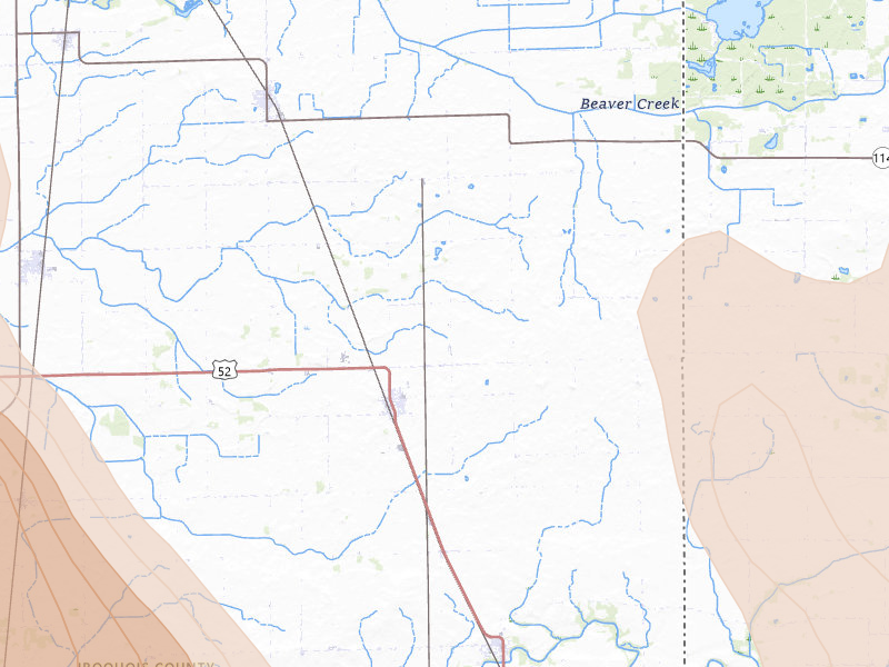 Radar-estimated hail-size map of the storm over Donovan, IL on Jul 27, 2026