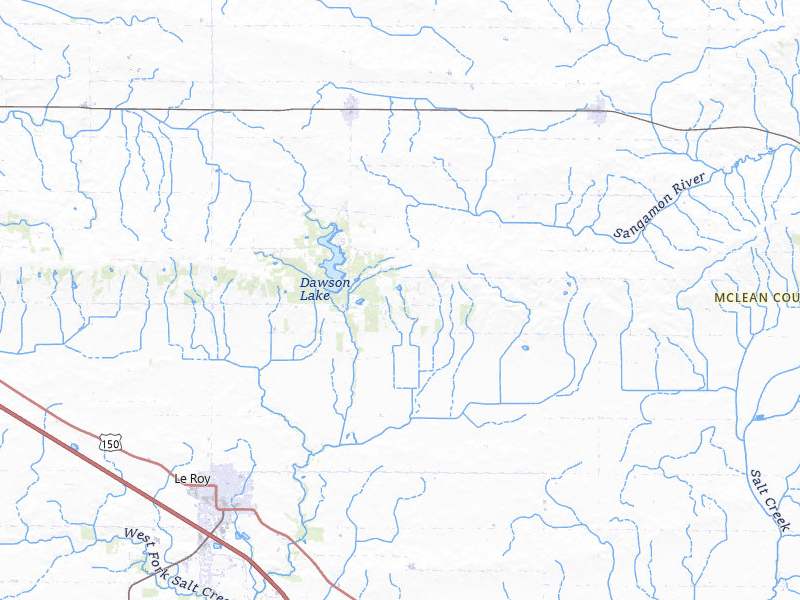 NEXRAD radar-signature map of the hail storm over Ellsworth, IL on Jul 10, 2026
