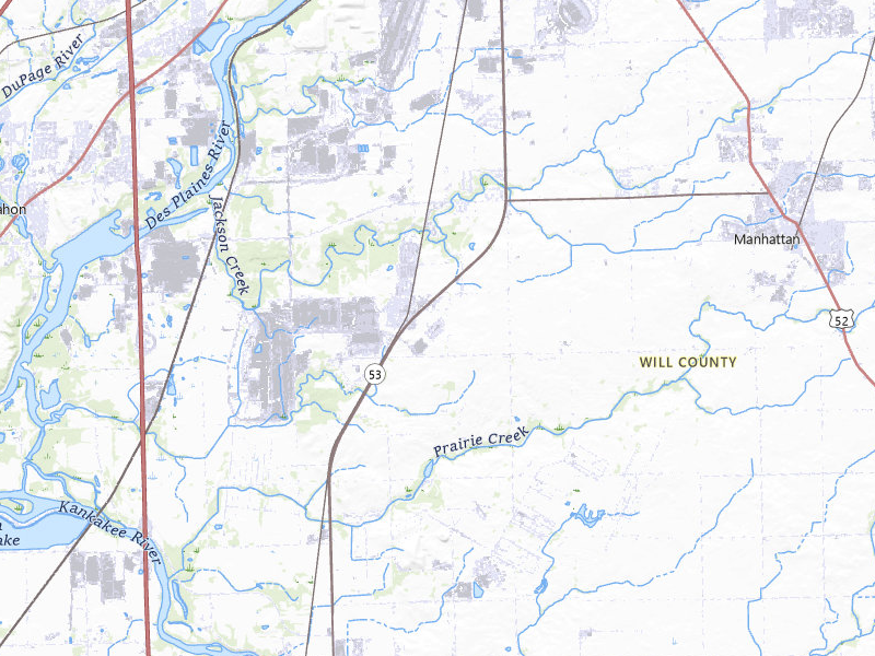 NEXRAD radar-signature map of the hail storm over Elwood, IL on Jul 27, 2026