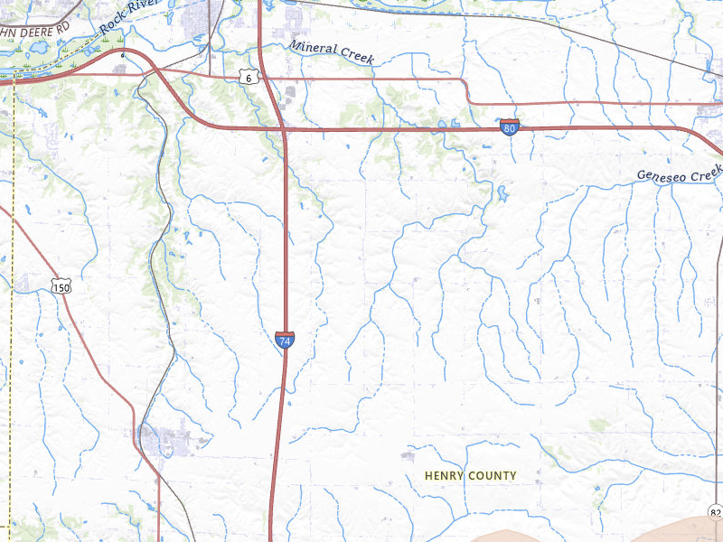 Radar-estimated hail-size map of the storm over Geneseo, IL on May 4, 2026