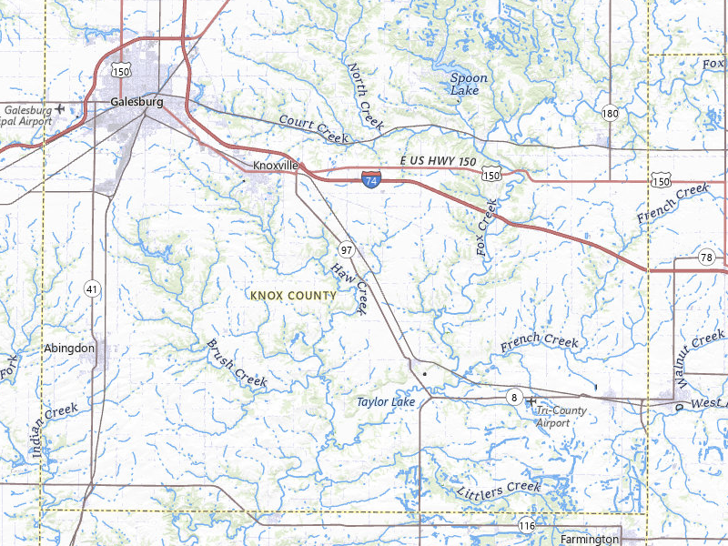 Radar-estimated hail-size map of the storm over Gilson, IL on Jul 10, 2026