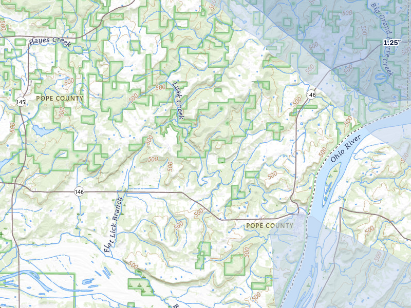 NEXRAD radar-signature map of the hail storm over Golconda, IL on Jul 10, 2026
