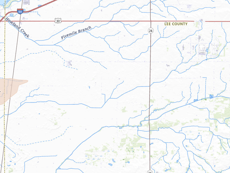 Radar-estimated hail-size map of the storm over Harmon, IL on Mar 31, 2026