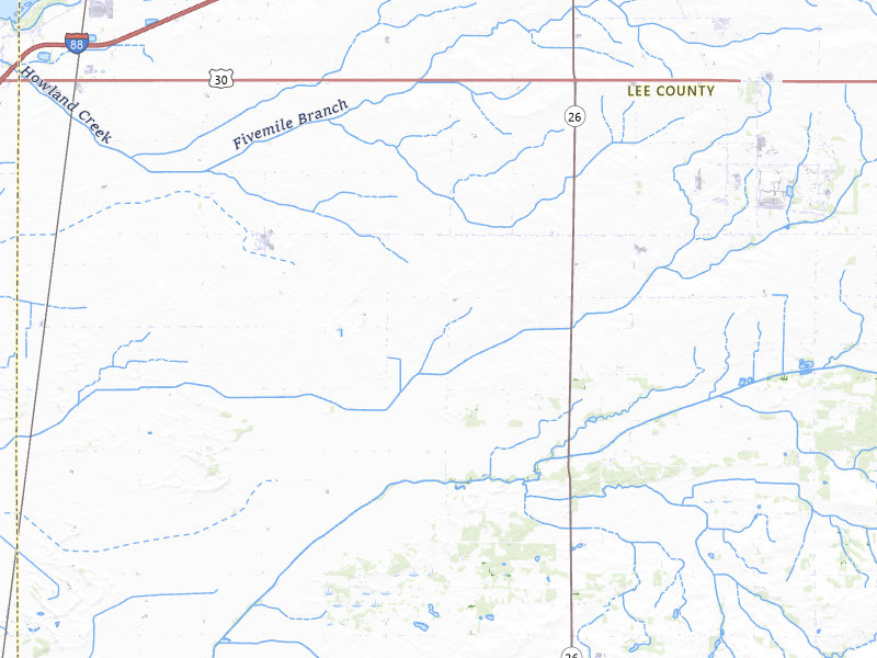 NEXRAD radar-signature map of the hail storm over Harmon, IL on Apr 13, 2026