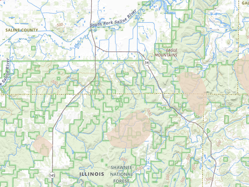 Radar-estimated hail-size map of the storm over Harrisburg, IL on Aug 19, 2026