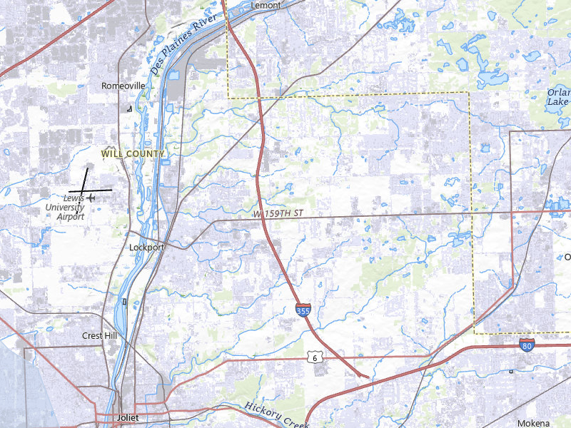 NEXRAD radar-signature map of the hail storm over Homer Glen, IL on Jul 27, 2026