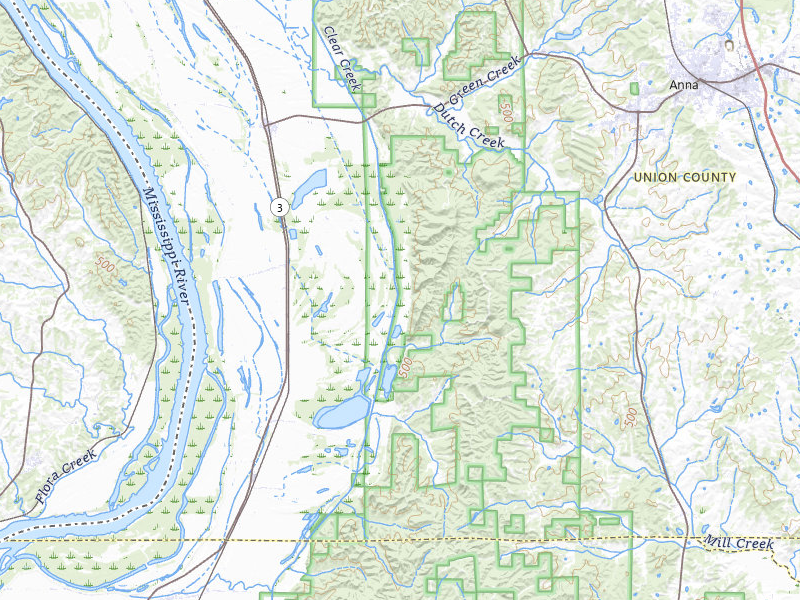 NEXRAD radar-signature map of the hail storm over Jonesboro, IL on Jul 9, 2026