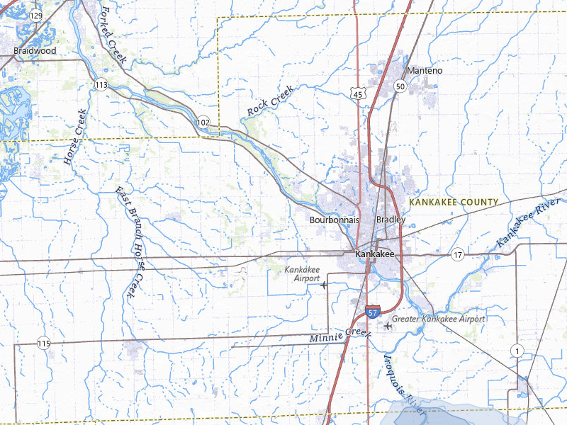 NEXRAD radar-signature map of the hail storm over Kankakee, IL on Jul 27, 2026