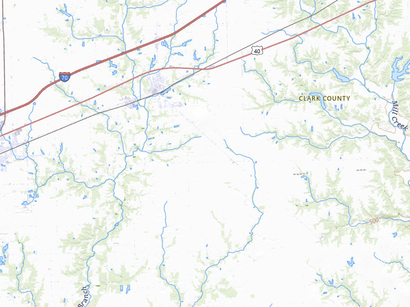 NEXRAD radar-signature map of the hail storm over Martinsville, IL on May 3, 2026