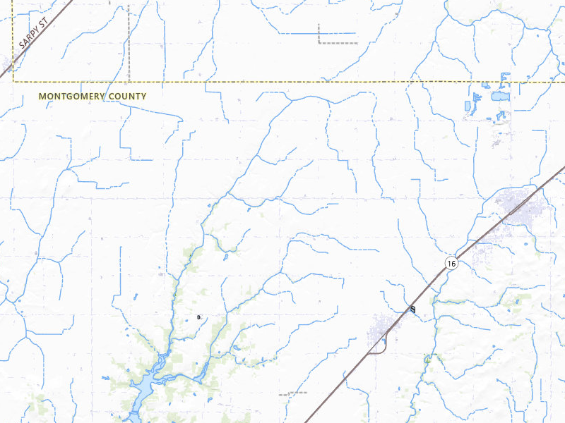 Radar-estimated hail-size map of the storm over Nokomis, IL on May 4, 2026
