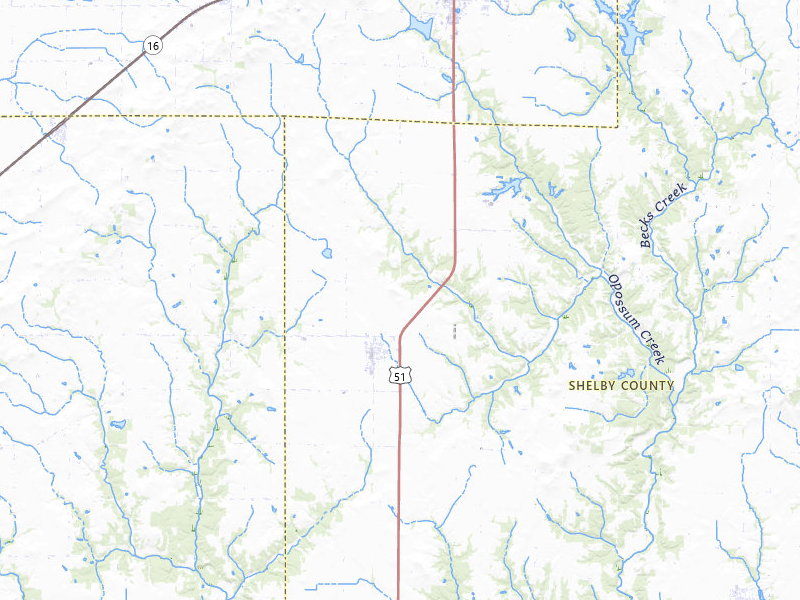 Radar-estimated hail-size map of the storm over Oconee, IL on Jul 9, 2026