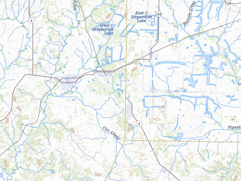 Radar-estimated hail-size map of the storm over Percy, IL on Jul 8, 2026