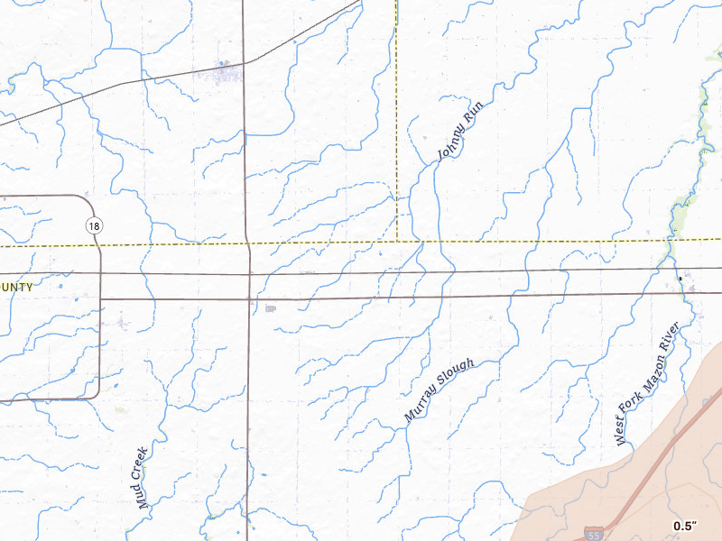 Radar-estimated hail-size map of the storm over Ransom, IL on Jun 11, 2026