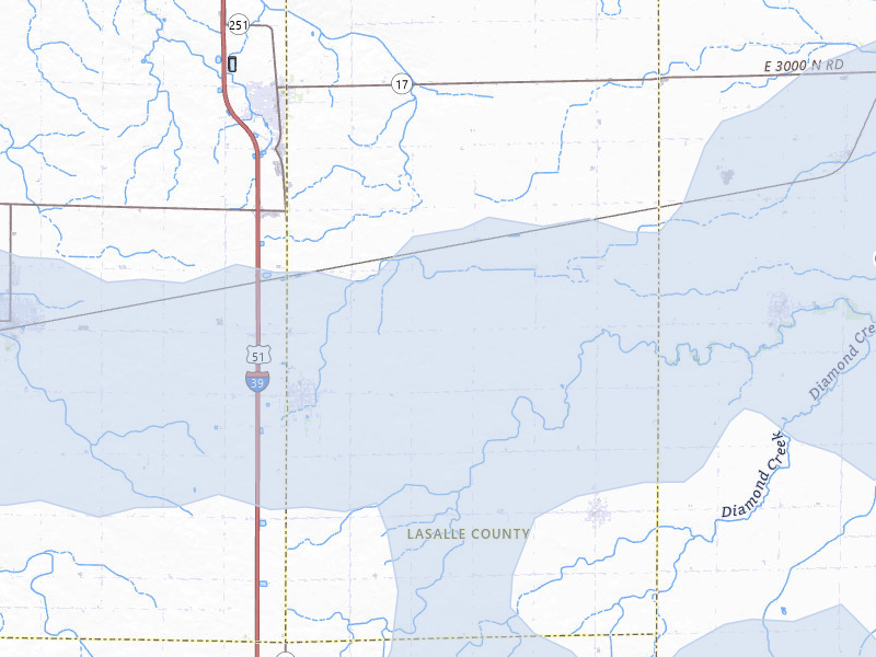 NEXRAD radar-signature map of the hail storm over Rutland, IL on May 4, 2026