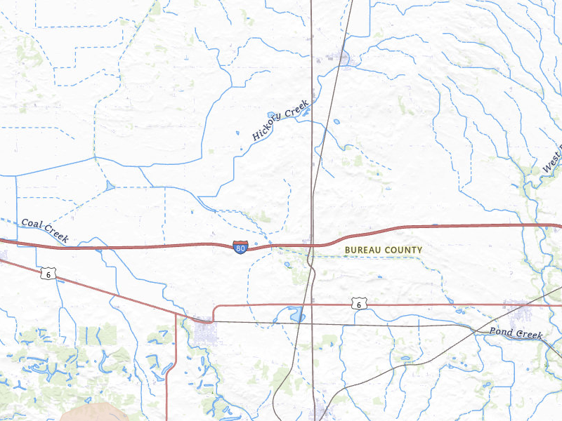 Radar-estimated hail-size map of the storm over Sheffield, IL on Jul 2, 2026