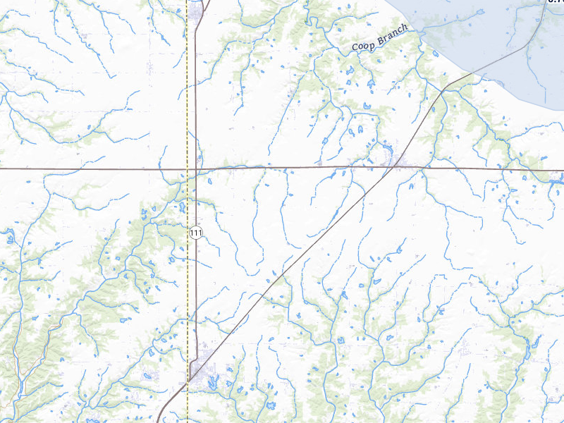 NEXRAD radar-signature map of the hail storm over Shipman, IL on May 4, 2026