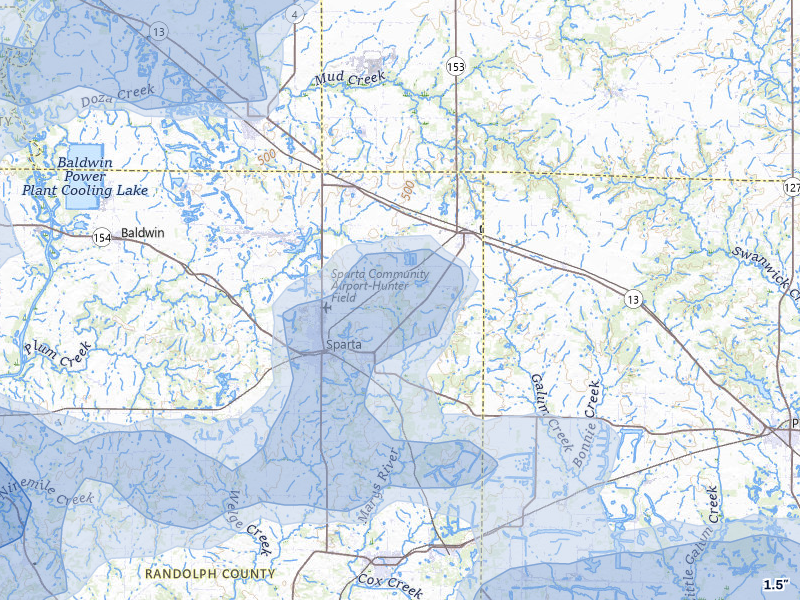 NEXRAD radar-signature map of the hail storm over Sparta, IL on May 31, 2026