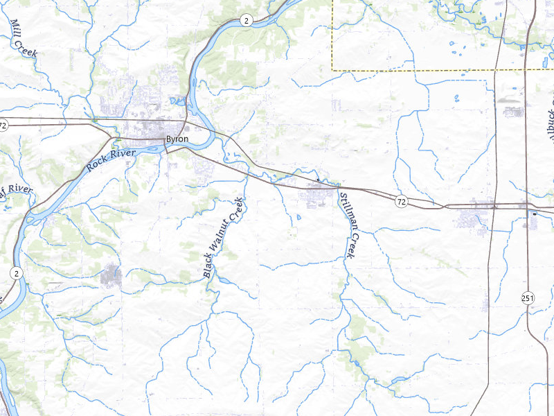 Radar-estimated hail-size map of the storm over Stillman Valley, IL on Mar 30, 2026