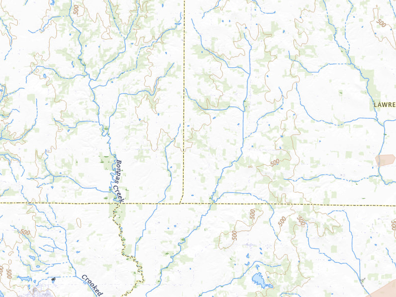 Radar-estimated hail-size map of the storm over Sumner, IL on May 16, 2026
