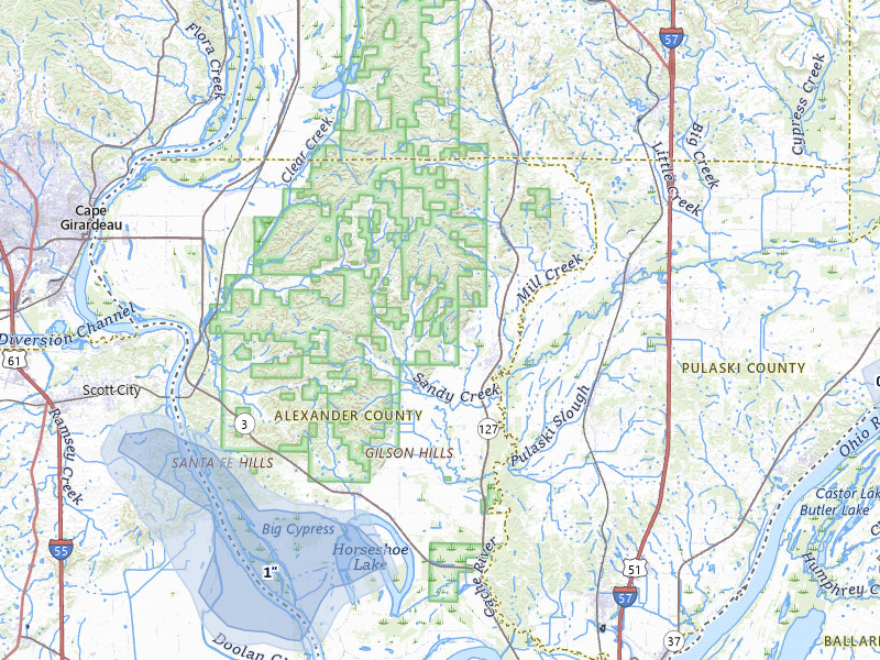 NEXRAD radar-signature map of the hail storm over Tamms, IL on May 31, 2026