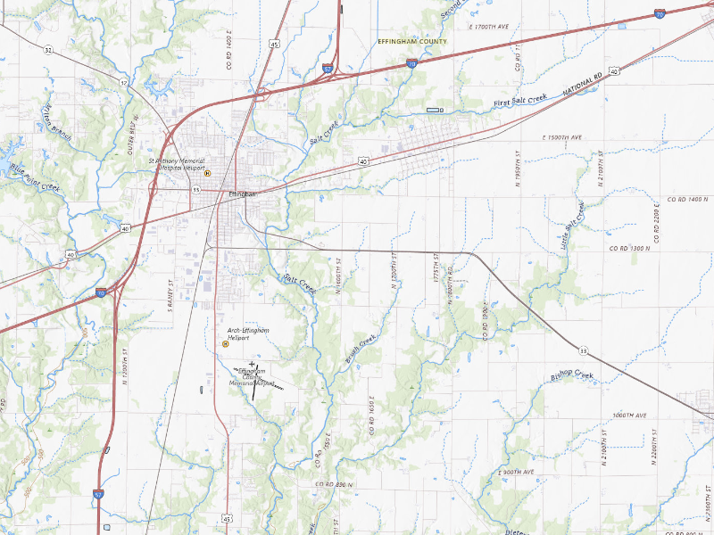 NEXRAD radar-signature map of the hail storm over Teutopolis, IL on Sep 5, 2026