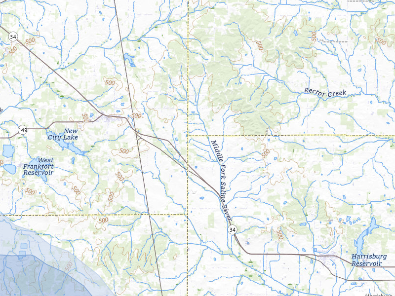 NEXRAD radar-signature map of the hail storm over Thompsonville, IL on Jul 10, 2026