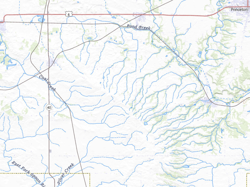 Radar-estimated hail-size map of the storm over Tiskilwa, IL on Mar 31, 2026