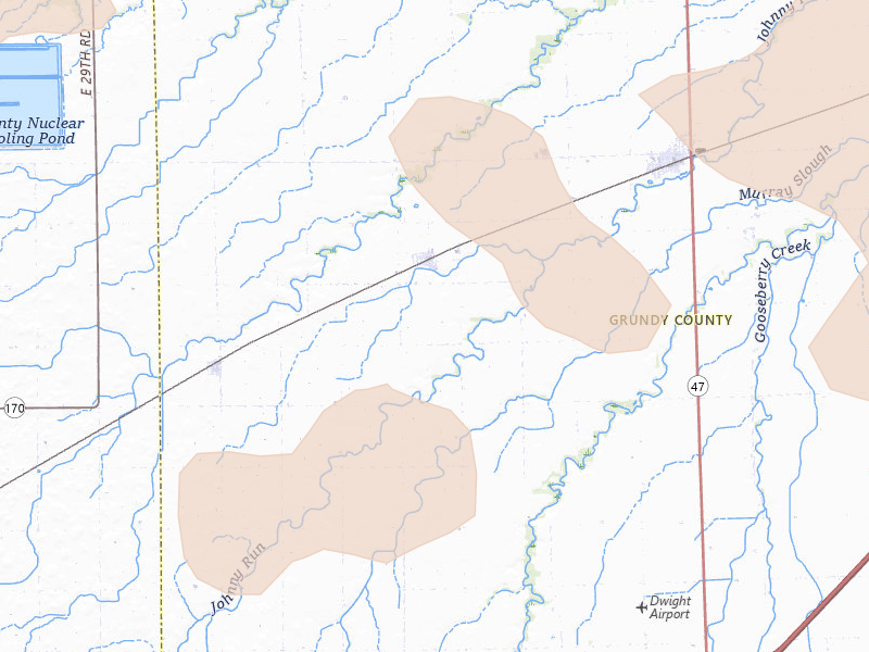 Radar-estimated hail-size map of the storm over Verona, IL on Aug 11, 2026