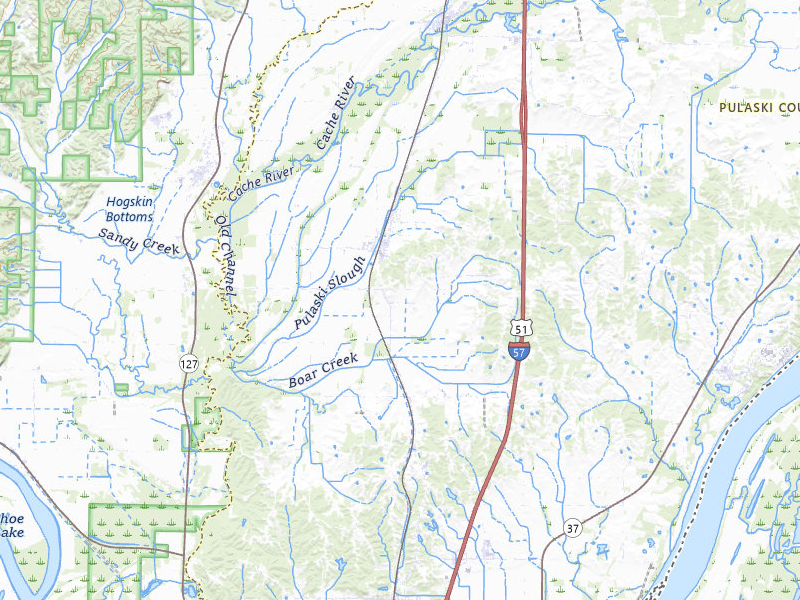 Radar-estimated hail-size map of the storm over Villa Ridge, IL on Mar 4, 2026