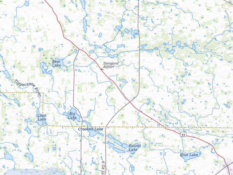 NEXRAD radar-signature map of the hail storm over Albion, IN on Mar 26, 2026