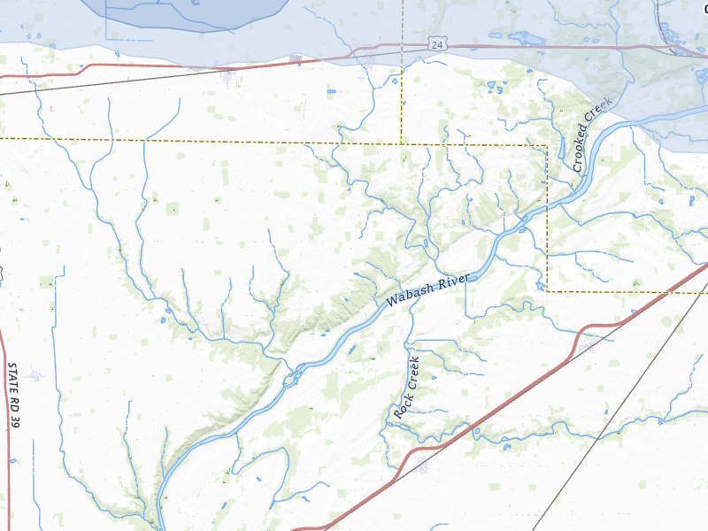 NEXRAD radar-signature map of the hail storm over Burnettsville, IN on Aug 10, 2026