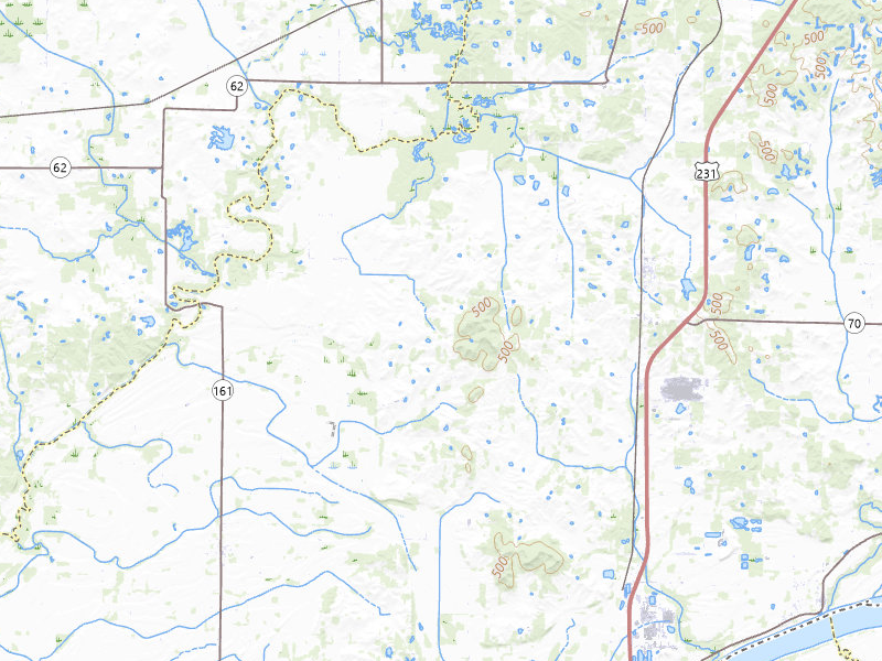 NEXRAD radar-signature map of the hail storm over Chrisney, IN on Jul 26, 2026