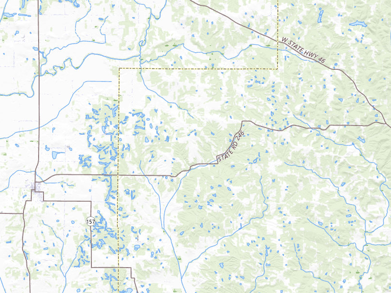 Radar-estimated hail-size map of the storm over Coal City, IN on May 15, 2026