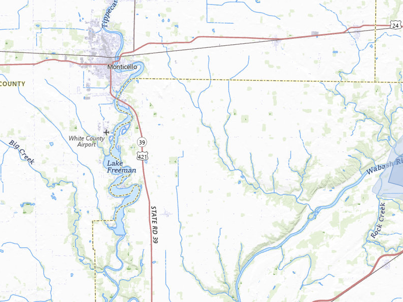NEXRAD radar-signature map of the hail storm over Delphi, IN on Jul 10, 2026