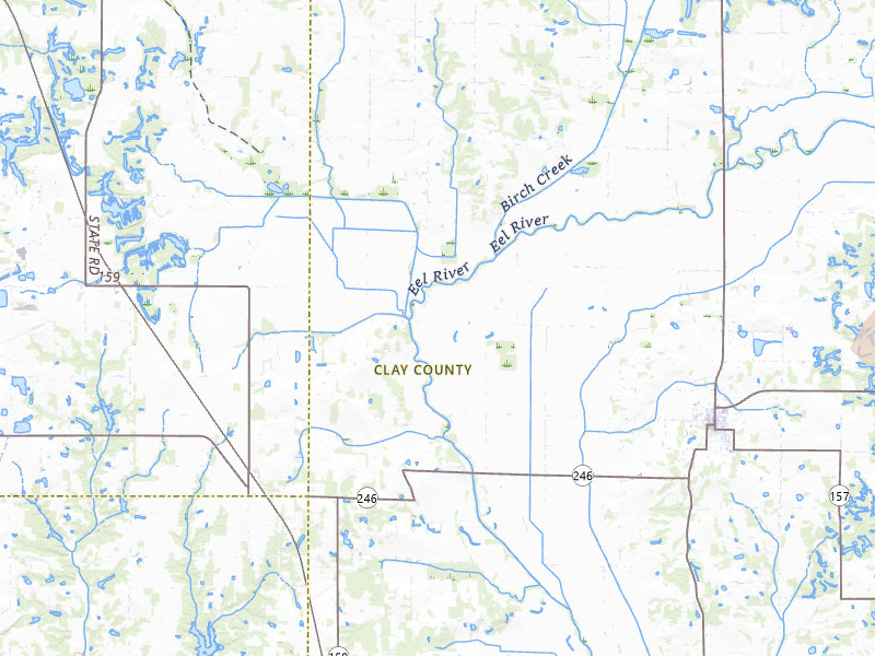 Radar-estimated hail-size map of the storm over Lewis, IN on Mar 22, 2026