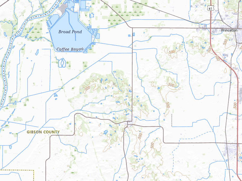 Radar-estimated hail-size map of the storm over Owensville, IN on Jun 27, 2026