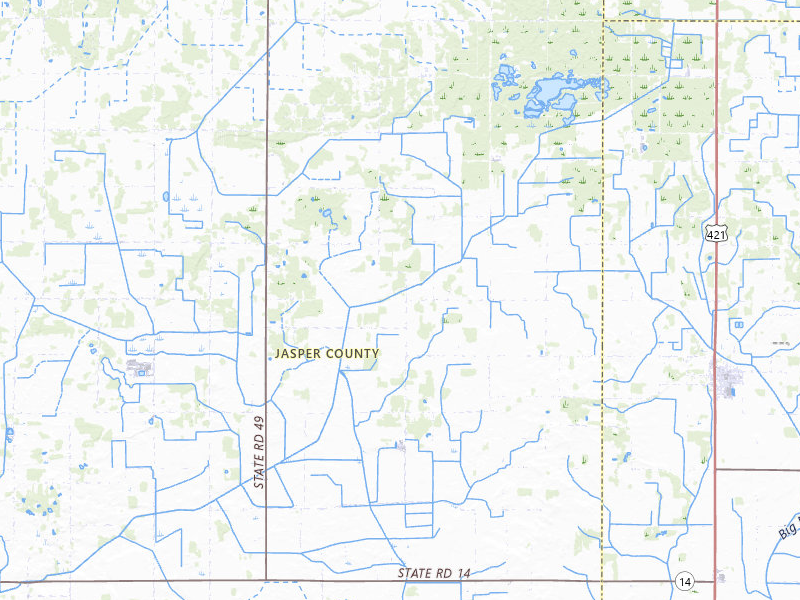 NEXRAD radar-signature map of the hail storm over Rensselaer, IN on Jul 9, 2026
