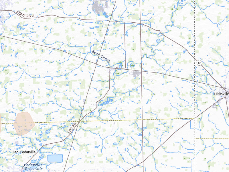 Radar-estimated hail-size map of the storm over Saint Joe, IN on Mar 31, 2026