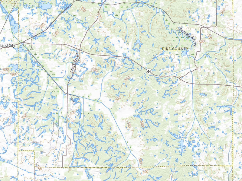 Radar-estimated hail-size map of the storm over Stendal, IN on Apr 27, 2026